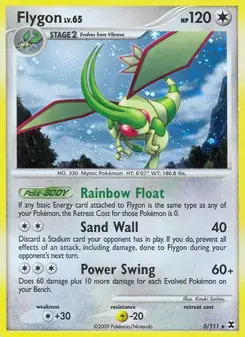 Flygon 5/111 Rising Rivals Pokémon card