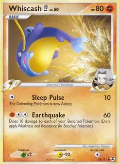 Whiscash E4 54/111 Rising Rivals Pokémon card