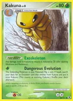 Kakuna 66/111 Rising Rivals Pokémon card