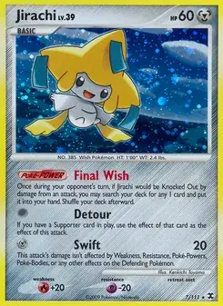 Jirachi 7/111 Rising Rivals Pokémon card