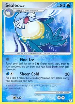 Sealeo 77/111 Rising Rivals Pokémon card