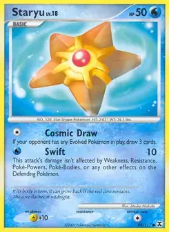 Staryu 83/111 Rising Rivals Pokémon card