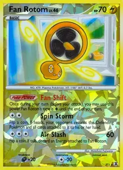 Fan Rotom RT1 Rising Rivals Pokémon card