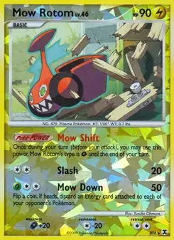 Mow Rotom RT4 Rising Rivals Pokémon card