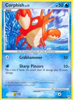 Corphish 100/147 Supreme Victors Pokémon card