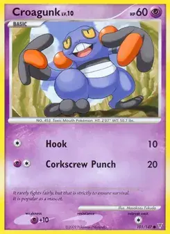 Croagunk 101/147 Supreme Victors Pokémon card