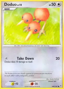 Doduo 102/147 Supreme Victors Pokémon card