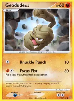 Geodude 105/147 Supreme Victors Pokémon card