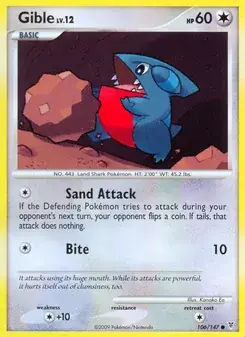 Gible 106/147 Supreme Victors Pokémon card