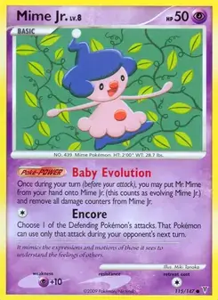 Mime Jr. 115/147 Supreme Victors Pokémon card