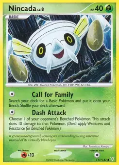 Nincada 117/147 Supreme Victors Pokémon card