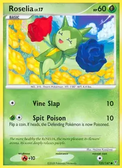 Roselia 123/147 Supreme Victors Pokémon card