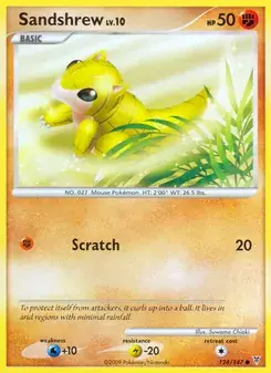 Sandshrew 124/147 Supreme Victors Pokémon card