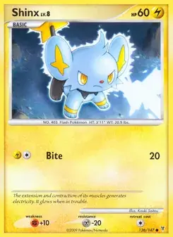 Shinx 126/147 Supreme Victors Pokémon card