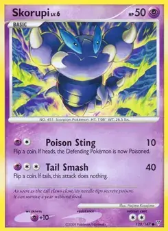 Skorupi 128/147 Supreme Victors Pokémon card