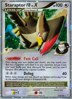 Staraptor FB LV.X 147/147 Supreme Victors Pokémon card