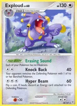 Exploud 28/147 Supreme Victors Pokémon card
