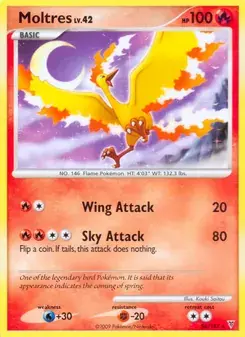 Moltres 36/147 Supreme Victors Pokémon card