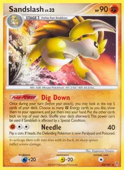 Sandslash 42/147 Supreme Victors Pokémon card