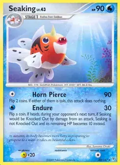 Seaking 43/147 Supreme Victors Pokémon card