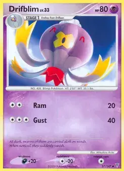 Drifblim 57/147 Supreme Victors Pokémon card