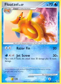 Floatzel 58/147 Supreme Victors Pokémon card