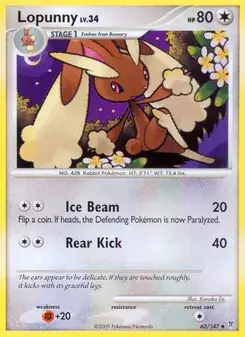 Lopunny 63/147 Supreme Victors Pokémon card