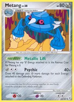 Metang 69/147 Supreme Victors Pokémon card
