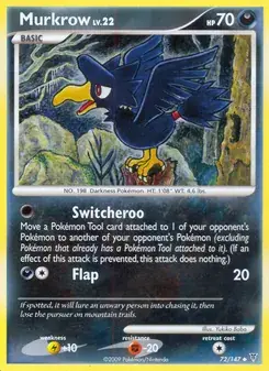 Murkrow 72/147 Supreme Victors Pokémon card