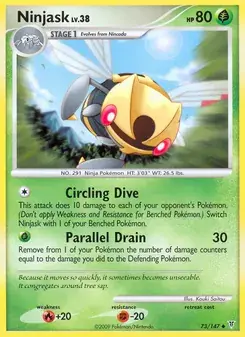 Ninjask 73/147 Supreme Victors Pokémon card