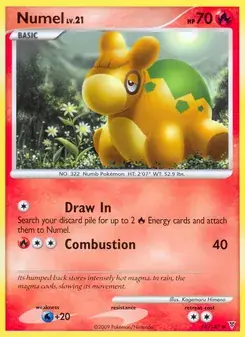 Numel 74/147 Supreme Victors Pokémon card