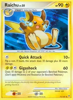 Raichu 77/147 Supreme Victors Pokémon Karte