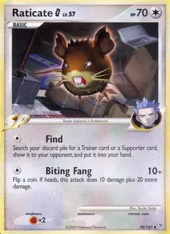 Raticate G 78/147 Supreme Victors Pokémon card