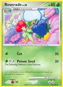 Roserade 81/147 Supreme Victors Pokémon card