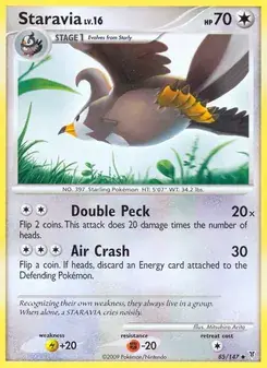 Staravia 85/147 Supreme Victors Pokémon card