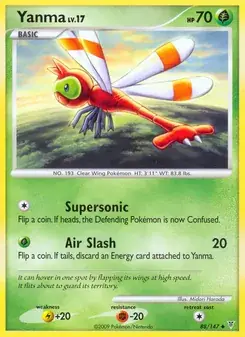 Yanma 88/147 Supreme Victors Pokémon card