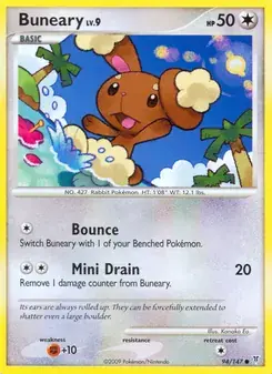 Buneary 94/147 Supreme Victors Pokémon card