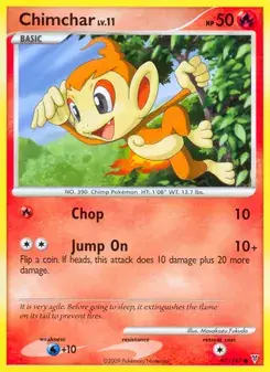 Chimchar 97/147 Supreme Victors Pokémon card