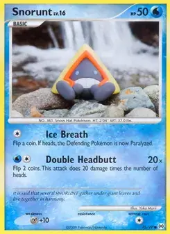 Snorunt 75/99 Arceus Pokémon card
