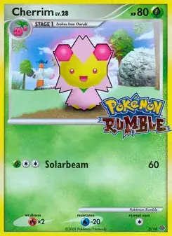 Cherrim 2/16 Pokémon Rumble Pokémon card