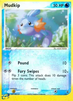 Mudkip 10/40 Nintendo Black Star Promos Pokémon card