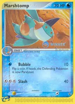 Marshtomp 11/40 Nintendo Black Star Promos Pokémon card