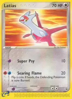 Latias 14/40 Nintendo Black Star Promos Pokémon card