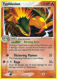 Typhlosion 34/40 Nintendo Black Star Promos Pokémon card