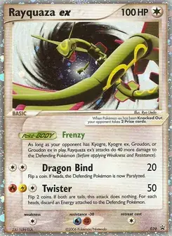 Rayquaza ex 39/40 Nintendo Black Star Promos Pokémon card