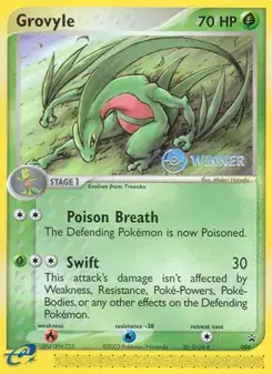 Grovyle 4/40 Nintendo Black Star Promos Pokémon card