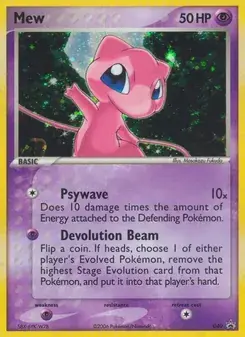 Mew 40/40 Nintendo Black Star Promos Pokémon card