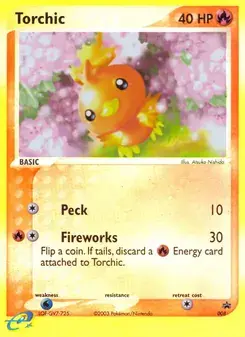 Torchic 8/40 Nintendo Black Star Promos Pokémon card