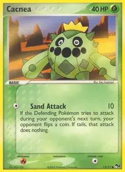 Cacnea 13/17 POP Series 2 Pokémon card