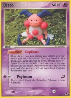 Ditto 12/17 POP Series 3 Pokémon card